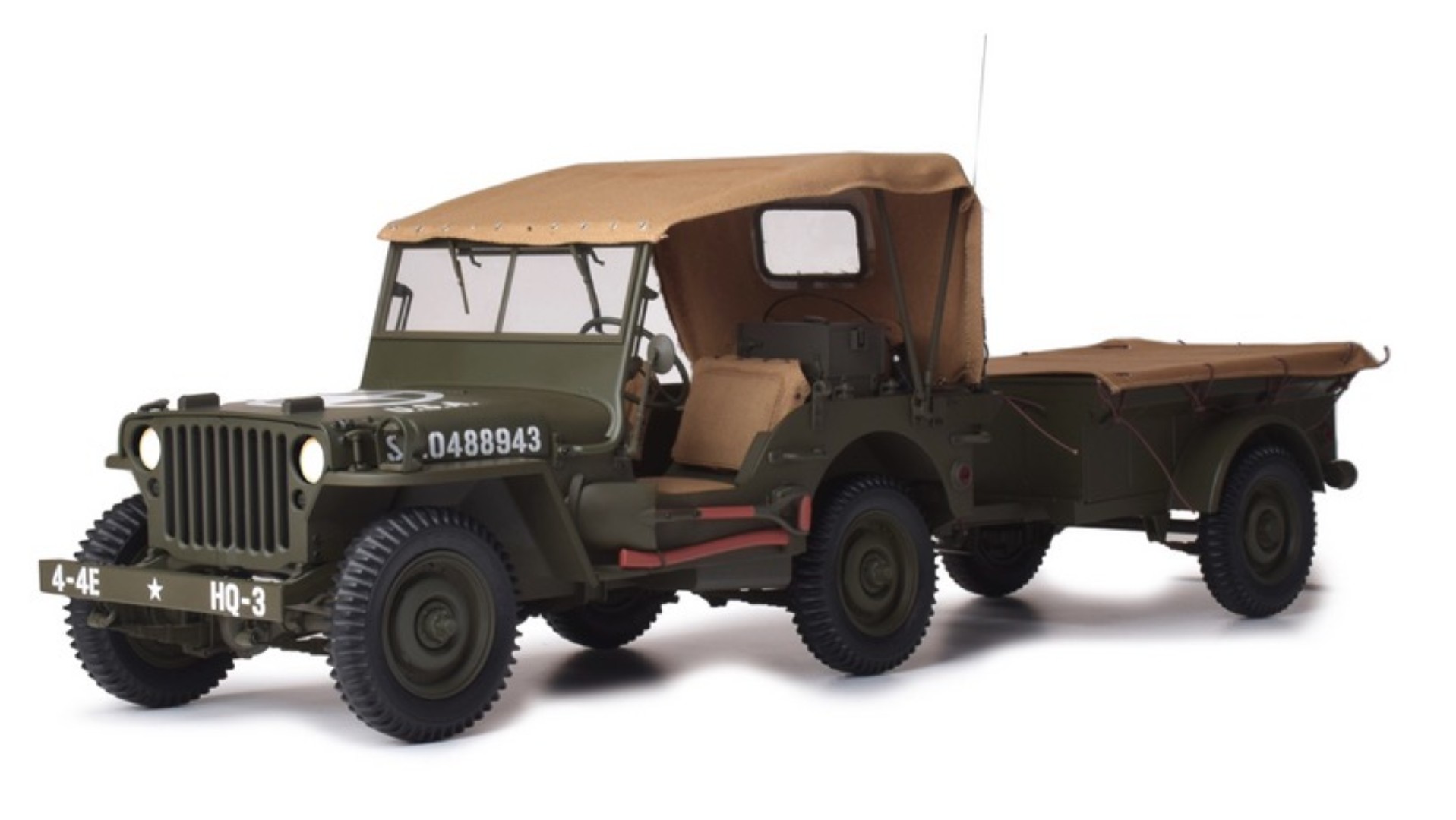IXO 1/8 JEEP WILLYS MB Diecast Kit